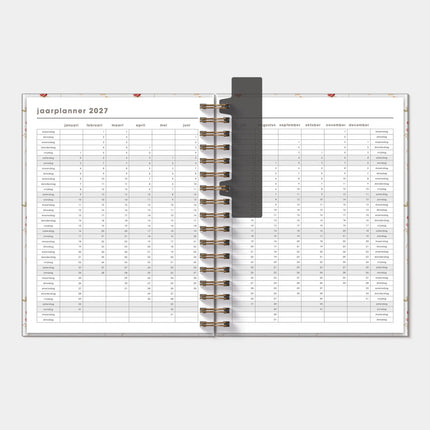 De Hobbit A5+ Planner 2027 Bloem Klein
