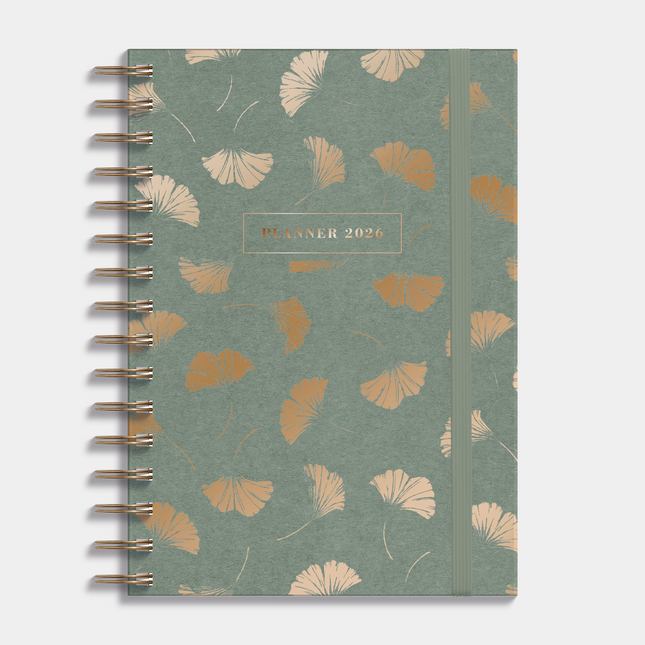 De Hobbit A5 Ringband Planner 2026 Ginkgo