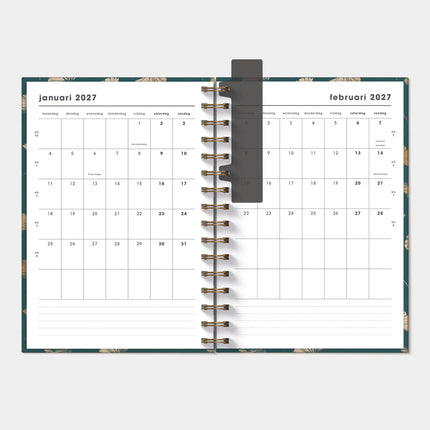 De Hobbit A5 Ringband Planner 2027 Ginkgo