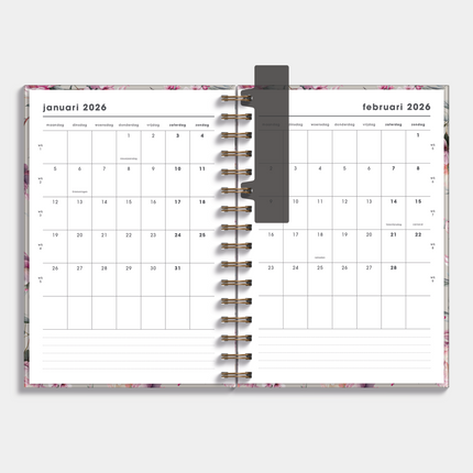 De Hobbit A5 Ringband Planner 2027 Kersenbloesem