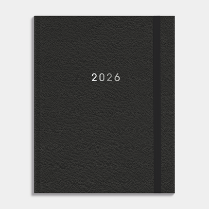De Hobbit A5 Zakenagenda 2026 Zwart Luxe