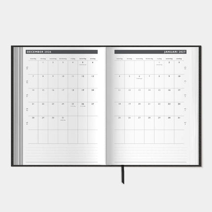 De Hobbit A5 Zakenagenda 2027 Zwart