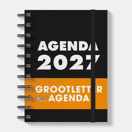De Hobbit A6 Grootletter Ringband Agenda 2027