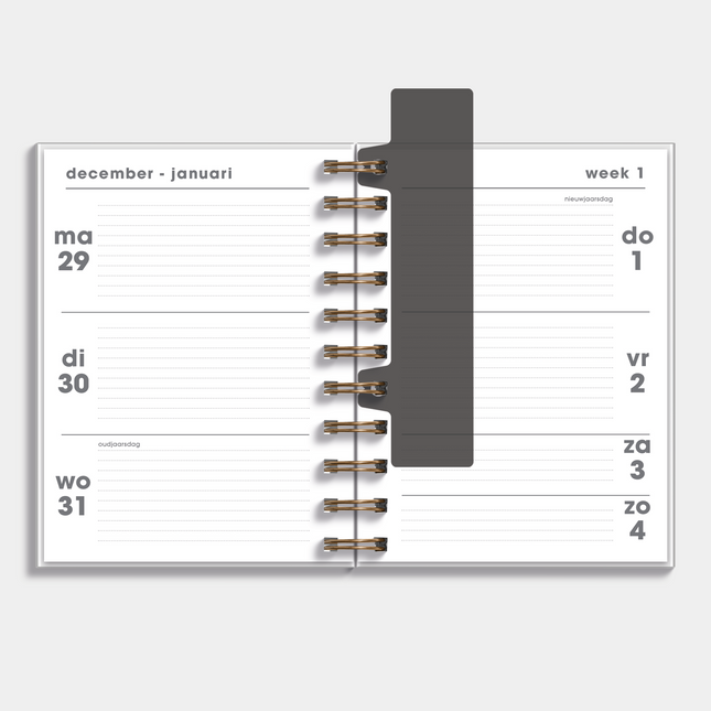 De Hobbit A6 Spiraal Agenda Katten 2026