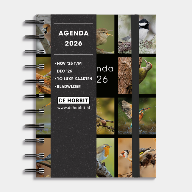 De Hobbit A6 Spiraal Agenda Vogels 2026