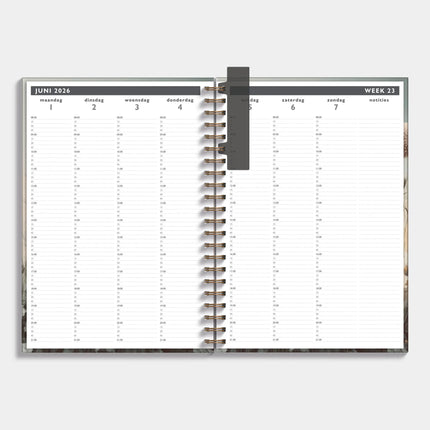 De Hobbit Afsprakenkalender 2026-2027 A4 Wilde bloemen