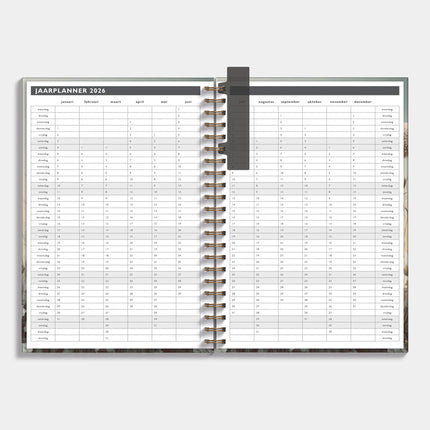 De Hobbit Afsprakenkalender 2026-2027 A4 Wilde bloemen