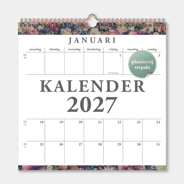 De Hobbit Bloem Klassiek Kalender 2027