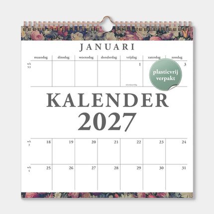 De Hobbit Bloem Klassiek Kalender 2027
