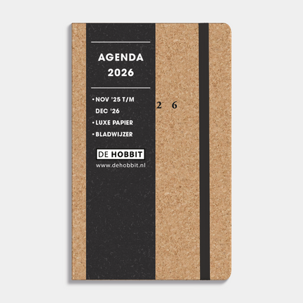 De Hobbit Deluxe Pocket Agenda 2026 Kurk