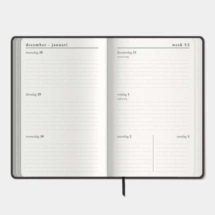 De Hobbit Deluxe Pocket Agenda 2027 Antraciet