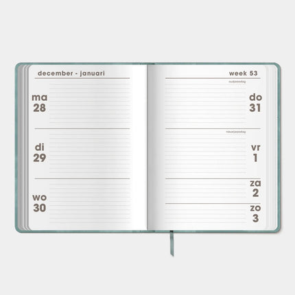 De Hobbit Deluxe Pocket Agenda 2027 Aqua