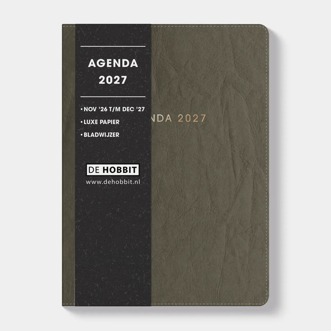 De Hobbit Deluxe Pocket Agenda 2027 Washed Kraft