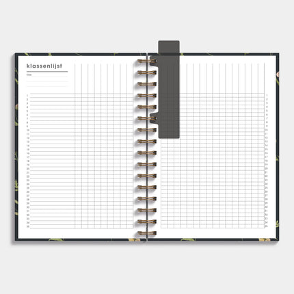 De Hobbit Docentenagenda 2026-2027 A5 Aquarel Wilde Bloemetjes