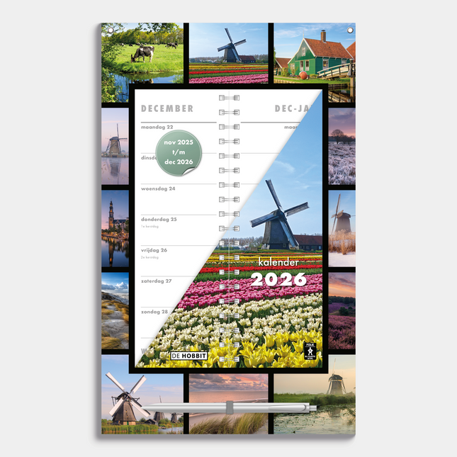 De Hobbit Holland Omslag Kalender 2026