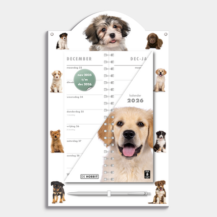 De Hobbit Honden Omslag Kalender 2026 Luxe