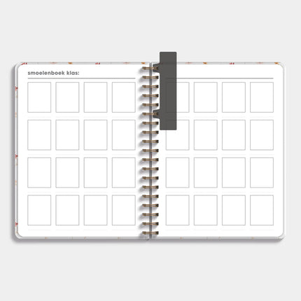 De Hobbit Lerarenagenda Basisonderwijs 2026-2027 ±A4 Aquarel Bloemetjes