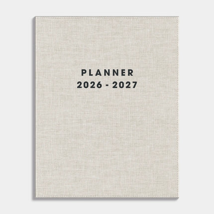 De Hobbit Luxe Weekplanner 2026-2027 A5+ Linnen