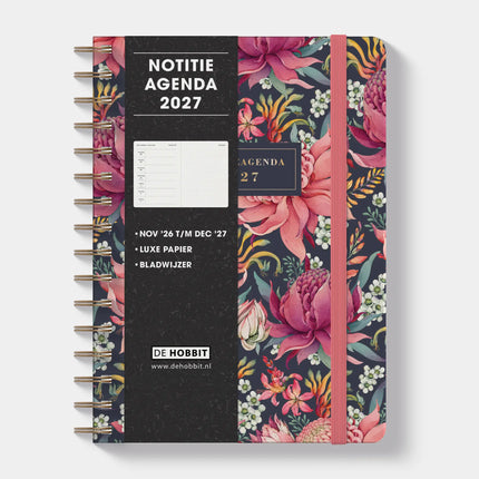 De Hobbit Notitieagenda 2027 Tropische Bloemen