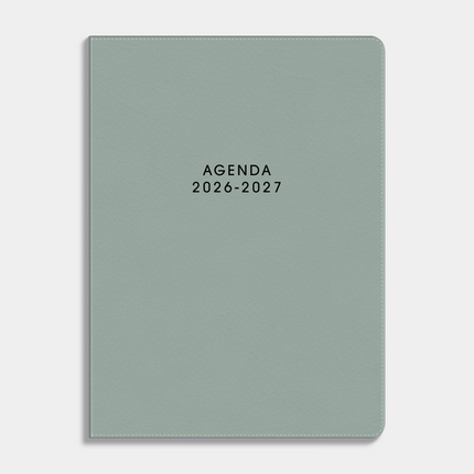 De Hobbit Pocket Agenda 2026-2027 A6 Lederlook Aqua
