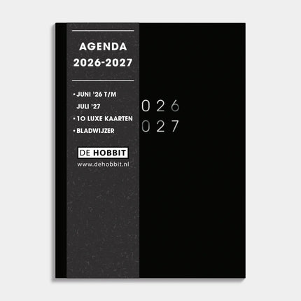 De Hobbit Pocket Agenda 2026-2027 A6 Zwart