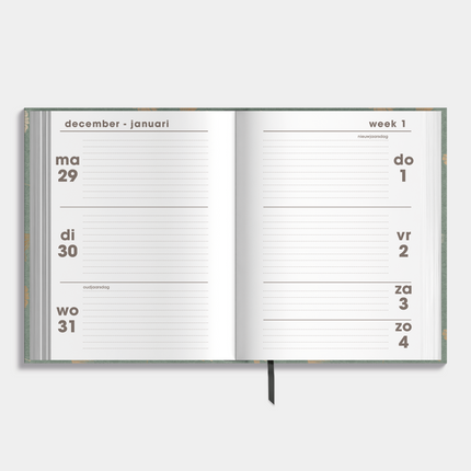 De Hobbit Pocket Agenda 2026 Ginkgo