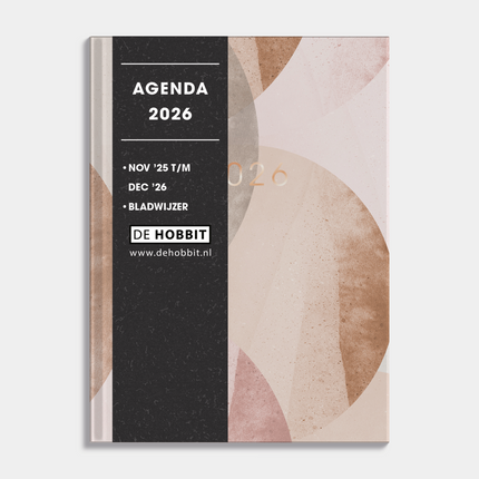 De Hobbit Pocket Agenda 2026 Oudroze