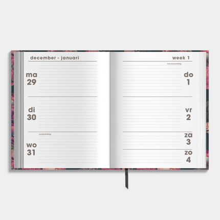De Hobbit Pocket Agenda 2026 Roos Klassiek