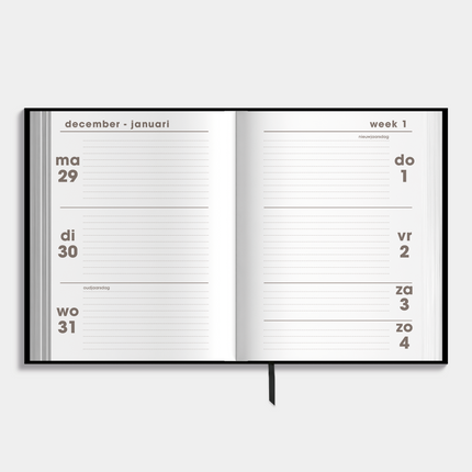De Hobbit Pocket Agenda 2026 Zwart