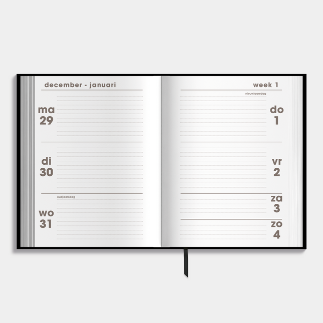 De Hobbit Pocket Agenda 2026 Zwart