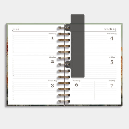 De Hobbit Ringband Agenda 2026-2027 Medium Veldbloemen