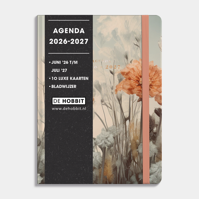 De Hobbit Soft Pocket Agenda 2026-2027 A6 Veldbloemen
