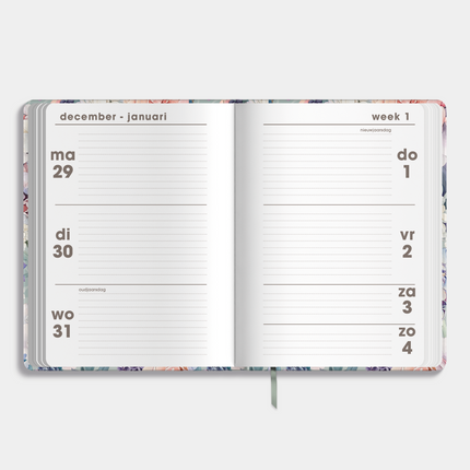 De Hobbit Soft Pocket Agenda 2026 Hortensia