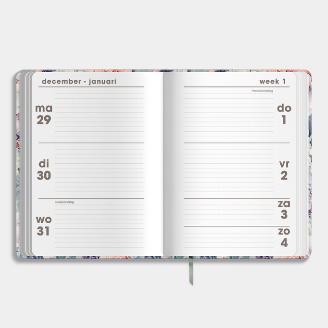 De Hobbit Soft Pocket Agenda 2026 Hortensia