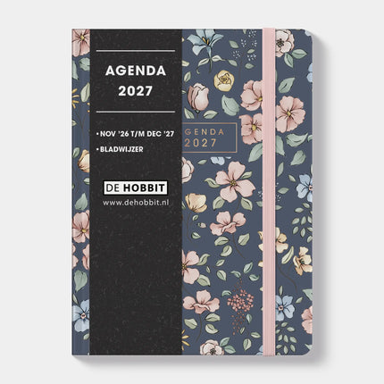 De Hobbit Soft Pocket Agenda 2027 Bloemen Klein