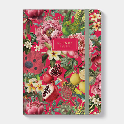 De Hobbit Soft Pocket Agenda 2027 Rood Botanisch