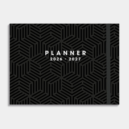 De Hobbit Studieplanner 2026-2027 A5+ Geometrisch
