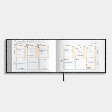De Hobbit Studieplanner 2026-2027 A5+ Geometrisch
