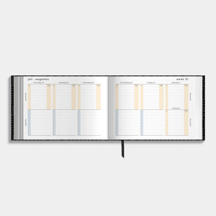De Hobbit Studieplanner 2026-2027 A5+ Geometrisch