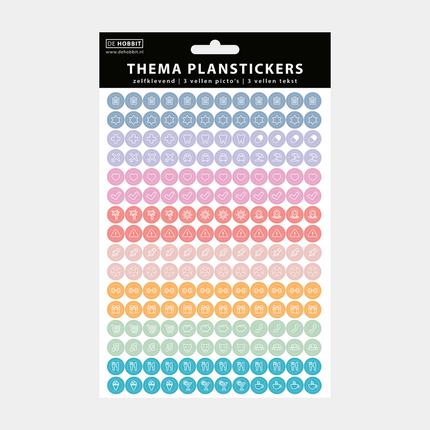 De Hobbit Thema Planstickers Hobbit