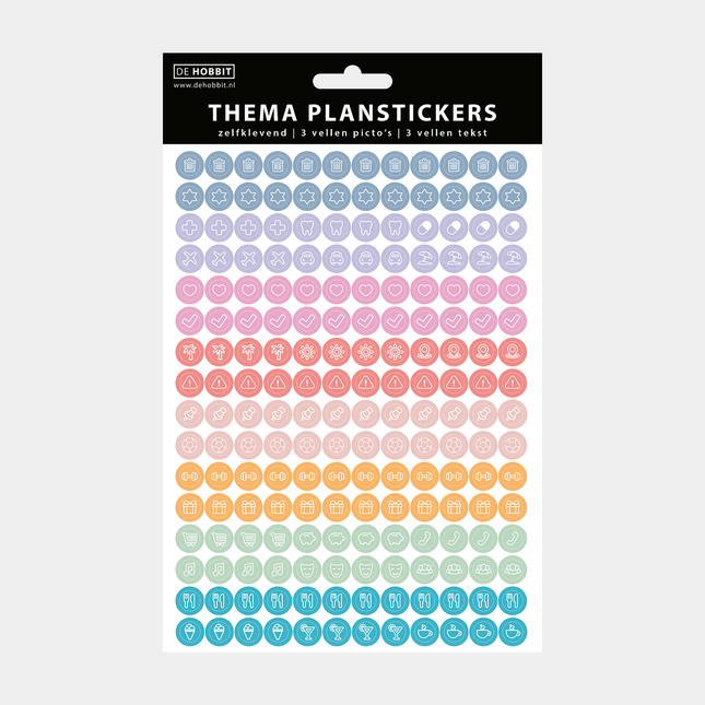 De Hobbit Thema Planstickers Hobbit