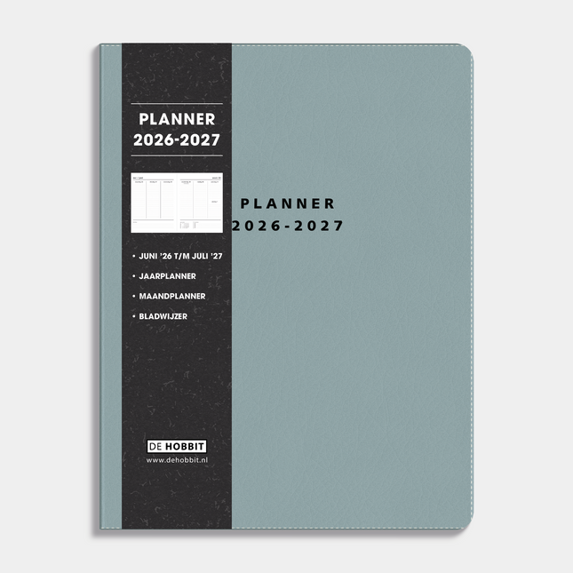 De Hobbit Weekplanner 2026-2027 ±A4 Lederlook