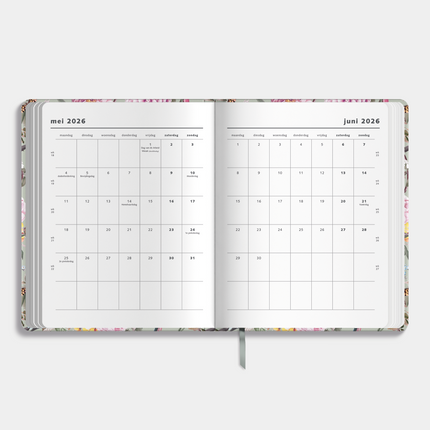 De Hobbit Weekplanner 2026-2027 ±A4 Romantisch