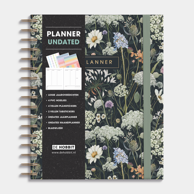 De Hobbit Weekplanner Undated A5+ Weidebloemen
