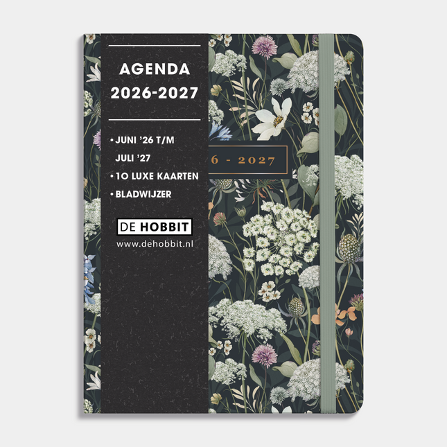 De Hobbit Zachte zakagenda 2026-2027 A6 Weidebloemen