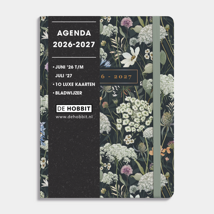 De Hobbit Zachte zakagenda 2026-2027 A6 Weidebloemen