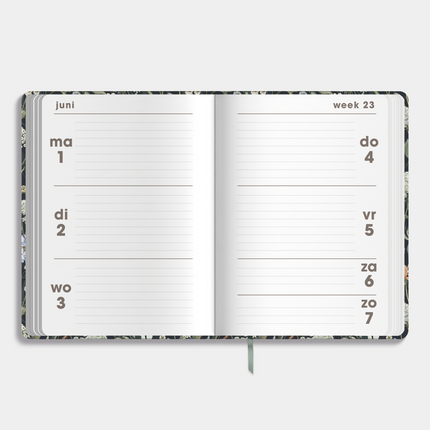 De Hobbit Zachte zakagenda 2026-2027 A6 Weidebloemen