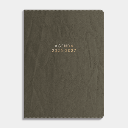 De Hobbit Zakagenda 2026-2027 A6 gewassen kraftpapier