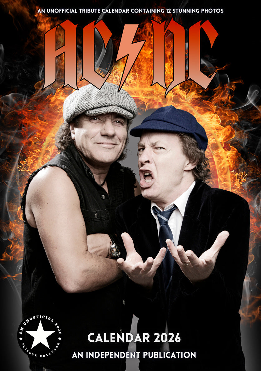  Buy AC / DC Calendar 2026 A3? Quick and easy online - kalenderwinkel Illustration 