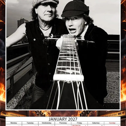 Dream AC / DC Kalender 2027 A3